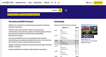 seamk.finna.fi kuvakaappaus