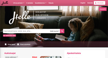 helle.finna.fi screenshot